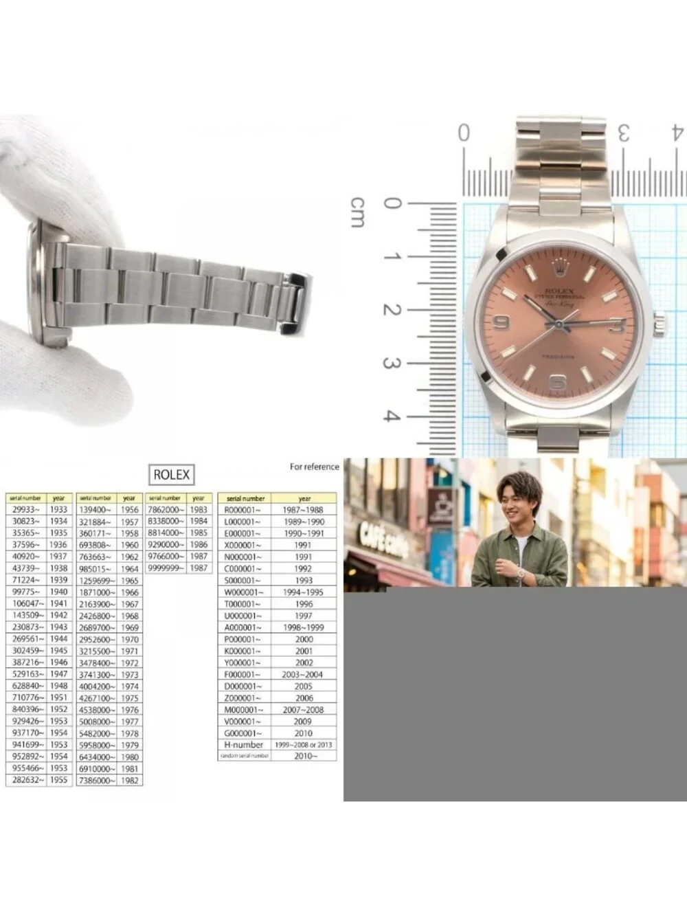 Rolex Air King Oyster Perpetual Watch Stainless Steel Automatic